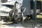 В Киеве у грузовика отказали тормоза: разбиты девять автомобилей. Фото