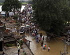 Затянувшиеся дожди спровоцировали в Индии очередное наводнение. Фото