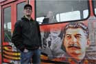 Севастопольским пенсионерам решили устроить экстрим. Теперь они будут ездить на троллейбусах с изображением Сталина. Фото