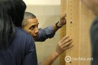 Барак Обама доказал американцам, что у него очень умелые ручки. Фото