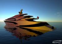 С жиру бесятся. Британец создал 87-метровую яхту в честь китайского года Дракона. Фото