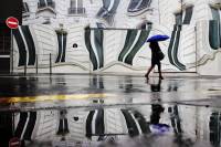 Париж под дождем. Фото