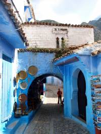 В Марокко жители одного городка перекрасили все дома в один цвет