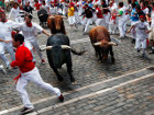 В Испании состоялся традиционный забег быков. Семки и мобилки не причем
