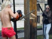 На Femen уже оперативно завели уголовное дело