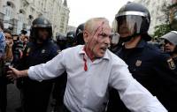 В Испании акция протеста переросла в массовое побоище