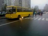 В Киеве маршрутка на «зебре» насмерть сбила пенсионера