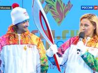 В Москве презентовали факел Олимпийских игр-2014