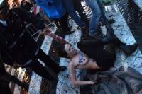 И здесь они отличились. Украинки из Femen решили сорвать избрание Папы Римского