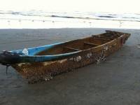 На побережье США выбросило японскую лодку, которая два года дрейфовала в океане