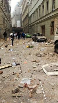 Чешские спасатели пересчитали пострадавших при взрыве в центре Праги. Их оказалось немного меньше, чем предполагалось