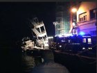 В итальянском порту грузовое судно внезапно врезалось в берег. Жертв избежать не удалось