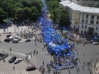 Если верить милиции, то оппозиционеров в Киеве митингует в 10 раз меньше, чем регионалов