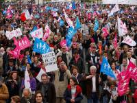 Французы восстали против однополых браков. Фоторепортаж с места событий