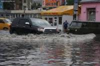 Наводнение добралось и до Киева. Из-за дождя были подтоплены несколько районов столицы