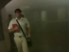 В Сети появилось видео из горящего московского метро