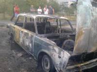 Ранним-ранним утром в Киеве подожгли «Жигули»… Спасти «трудягу» не удалось