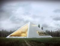 Дом-Пирамида выглядит может быть не очень практично, но зато устойчиво и необычно