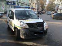 В Харькове очередная милицейская машина влипла в очередное ДТП