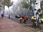 К приезду Януковича в Донецке надраили улицы и помыли даже памятник Кобзону