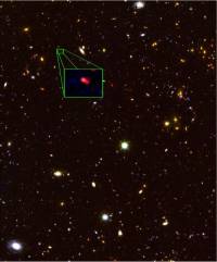 Астрономы нашли самую далекую от нас галактику