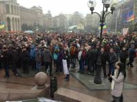 Евромайдан во всей красе: в Киев не пускают ни автобусы, ни маршрутки. Люди добираются своим ходом