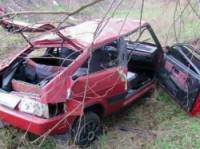 На Херсонщине «восьмерка» вылетела в кювет. Пострадали пять человек