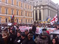 Митингующие вновь заняли Майдан Независимости. Как это было