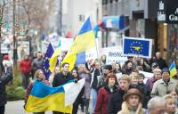 Мир встал в поддержку Евромайдана. Фоторепортаж с места событий