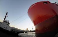 В Южной Корее спустили на воду самое большое судно в мире