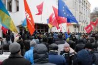 Как активисты Евромайдана под окнами Захарченко колядовали