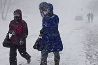 В Украину пришла настоящая зима. Синоптики обещают мороз, снег и метели