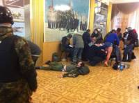 Активисты Евромайдана организовали медпункт в Доме офицеров