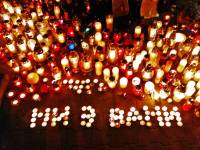 Польша зажигает свечи в поддержку Евромайдана