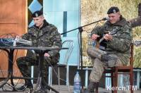 В Керчи украинские морпехи дали концерт под открытым небом