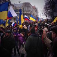 Свежие фото из российских городов. Россияне скандируют: «Слава Украине!» и просят Путина остановиться