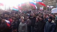 В Донецке пророссийские митингующие пикетируют прокуратуру