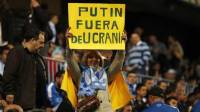 «Путин, не трогай Украину»... Испанские футбольные болельщики поддержали нашу страну