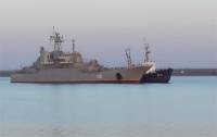 Видео с места захвата украинского десантного корабля «Константин Ольшанский»
