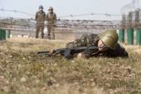 Турчинов в камуфляже и Аваков в штатском лично взглянули на подготовку бойцов Национальной гвардии