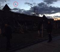 Над «Парком Киевская Русь» сфотографировали странный летающий объект