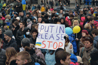 В Харькове митингуют евромайдановцы, ультрас и националисты