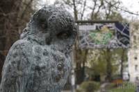 В киевском Парке «интеллигентов» установили скульптуру интеллигентной совы