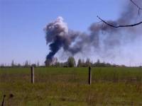 В СМИ появилась информация о том, что на аэродроме Крамоторска кроме вертолета сгорел еще и самолет