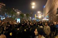 На Майдане подрались националисты и самообороновцы