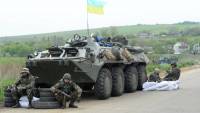 Под Славянском идет бой. Сепаратисты напали на украинских десантников, двое погибли