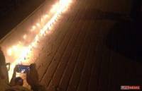 Москвичи зажгли свечи в память о погибших в Украине