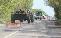 В Бердянск вошла колонна украинской военной техники