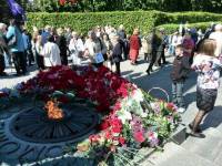 Турчинов, Кучма, Кравчук и Ющенко возложил цветы к памятнику Неизвестному солдату