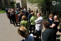 Как сегодня проходило голосование в Донецке. Видео